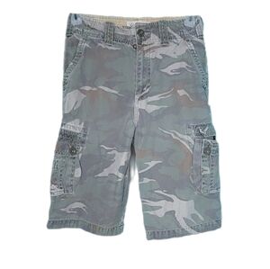 Arizona Jean Company Boys Camouflage Cargo Shorts Size 12 Slim